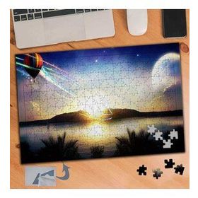 343 Deniz Üstünde Hava Balonu Gezisi 240 Parça Puzzle Yapboz Tablo