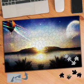 343 Deniz Üstünde Hava Balonu Gezisi 240 Parça Puzzle Yapboz Tablo