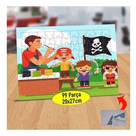 3446283 Küçük Korsan Boyama Partisi 99 Parça Puzzle Yapboz Tablo