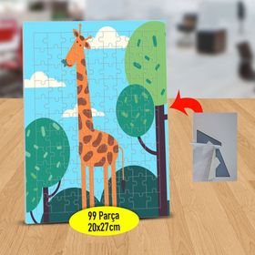 3446538 Ot Yiyen Zürafa 99 Parça Puzzle Yapboz Tablo