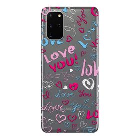345 Samsung Galaxy S20 Plus SM-G985F Love You Baskılı Silikon Kılıf