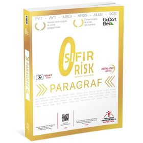 345 Yayınları Sıfır Risk Videolu Pragraf Kitabı