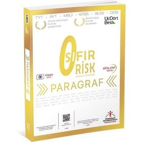 345 Yayınları Sıfır Risk Videolu Pragraf Kitabı