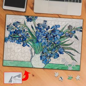 346474 Vazoda İrisler Van Gogh 240 Parça Puzzle Yapboz Tablo
