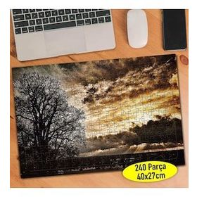 346858643 Gün Batımı Bulutlu Gökyüzü 240 Parça Puzzle Yapboz