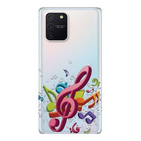 348 Samsung Galaxy S10 Lite SM-G770F Sol Anahtarı Baskılı Silikon Kılıf