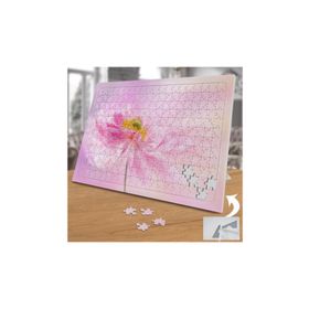 3527401 Pembe İllüstrasyon Çiçek 240 Parça Puzzle Yapboz