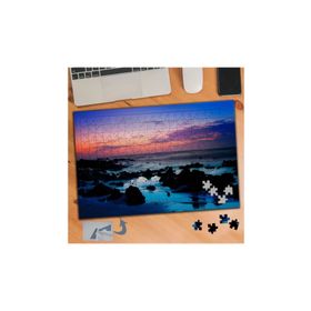 356 Denizdeki Küçük Kayalıklar Doğa 240 Parça Puzzle Yapboz Tablo