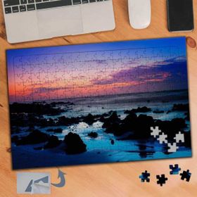 356 Denizdeki Küçük Kayalıklar Doğa 240 Parça Puzzle Yapboz Tablo
