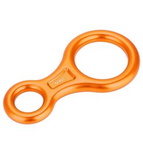 35KN Orange Alüminyum Tırmanma Rappel 8 Halkası İniş & Emniyet Malzemesi