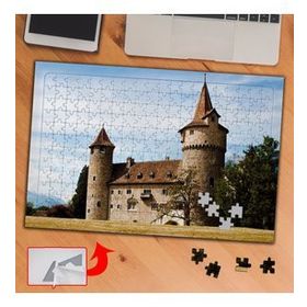36211 Arazideki Taştan Şato Doğa 240 Parça Puzzle Yapboz Tablo