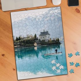 3626 Deniz Üstü Sandal Evler 240 Parça Puzzle Yapboz