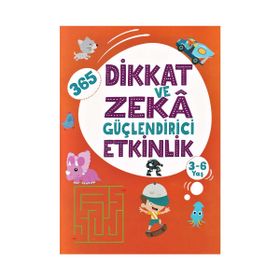 365 Dikkat ve Zeka Güçlendirici Etkinlikler - Turuncu
