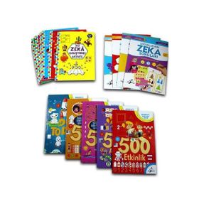 365 Zeka Geliştirici Aktivite Seti 8 Kitap 4 Yaş Ve Üzeri Çocuklar İçin - Kolektif