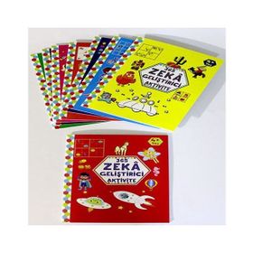 365 Zeka Geliştirici Aktivite Seti 8 Kitap 4 Yaş Ve Üzeri Çocuklar İçin - Kolektif