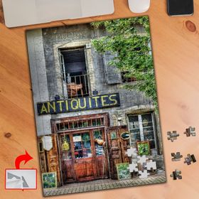 3654 Antikacı Dükkanı Sokak 240 Parça Puzzle Yapboz Tablo