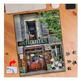 3654 Antikacı Dükkanı Sokak 240 Parça Puzzle Yapboz Tablo