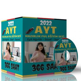 366 Saat Anlatım 2023 AYT Ful Hazırlık Görüntülü Eğitim Seti