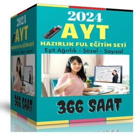 366 Saat Anlatım 2023 AYT Ful Hazırlık Görüntülü Eğitim Seti