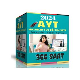 366 Saat Anlatım 2023 AYT Ful Hazırlık Görüntülü Eğitim Seti