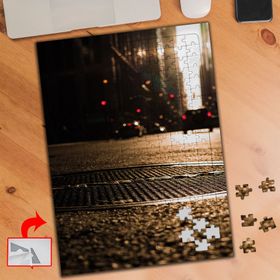 3661 Şehrin Güneşi Rögar Kapağı 240 Parça Puzzle Yapboz Tablo