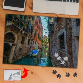 3671 İtalya Venedikte Sokak Arası 240 Parça Puzzle Yapboz Tablo