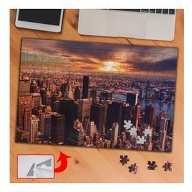 3676 Şehir Görüntüsü Binalar 240 Parça Puzzle Yapboz Tablo