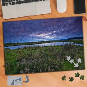 368 Yabani Çiçekler ve Doğa Manzarası 240 Parça Puzzle Yapboz Tablo