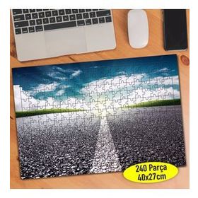 36836829 Uzayan Şeritli Yol Manzarası 240 Parça Puzzle Yapboz