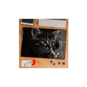 3688 Mavi Gözlü Bebek Kedicik 240 Parça Puzzle Yapboz Tablo