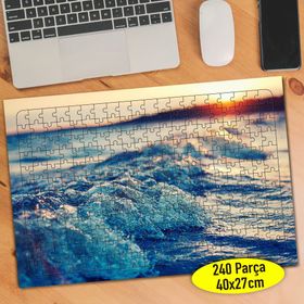 3693354 Gün Batımında Deniz Manzarası 240 Parça Puzzle Yapboz