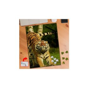 3698 Esneyen Vahşi Kaplan 240 Parça Puzzle Yapboz Tablo