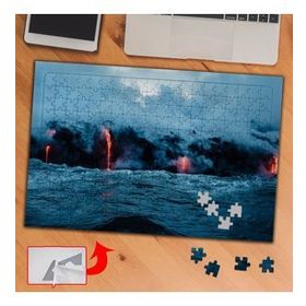 3705 Denize Akan Lavlar Manzara 240 Parça Puzzle Yapboz Tablo