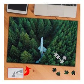 3708 Ormanın İçine Düşen Uçak 240 Parça Puzzle Yapboz Tablo