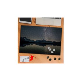 3711 Yıldızlı Galaksi Gökyüzü Doğa 240 Parça Puzzle Yapboz Tablo