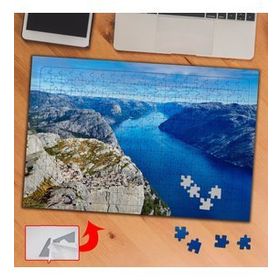 3714 Dağlar Arasında Baraj Doğa 240 Parça Puzzle Yapboz Tablo