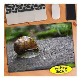 37183 Kabuğuna Saklanan Salyangoz 240 Parça Puzzle Yapboz