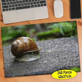 37183 Kabuğuna Saklanan Salyangoz 240 Parça Puzzle Yapboz