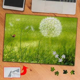 3733 Karahindiba Yeşil Çimenler 240 Parça Puzzle Yapboz Tablo