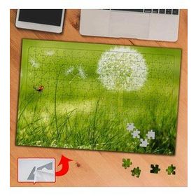 3733 Karahindiba Yeşil Çimenler 240 Parça Puzzle Yapboz Tablo