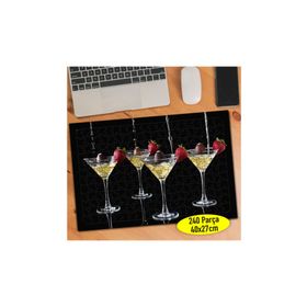 3741 Çilekli Meyveli Martini İçecekleri 240 Parça Puzzle Yapboz