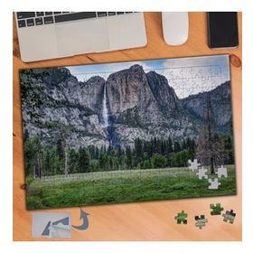 375 Dağ Çimenler Doğa 240 Parça Puzzle Yapboz Tablo