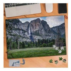 375 Dağ Çimenler Doğa 240 Parça Puzzle Yapboz Tablo