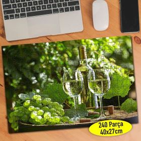 376150 Toskana İtalya Beyaz Üzüm Şarabı 240 Parça Puzzle Yapboz