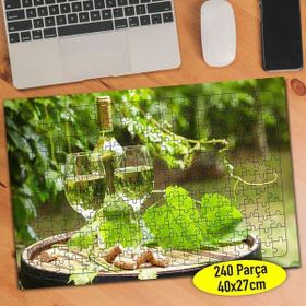 376205 Toskana İtalya Beyaz Üzüm Şarabı 240 Parça Puzzle Yapboz