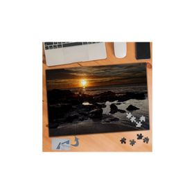 378 Güneş Kayalar Deniz 240 Parça Puzzle Yapboz Tablo