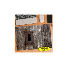 379738 Eski Ahşap Kapı Anahtar Deliği 240 Parça Puzzle Yapboz