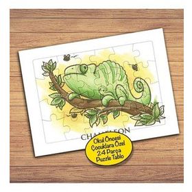 37PZ Ağaçtaki İguana Çocuklara Özel Puzzle Yapboz Tablo