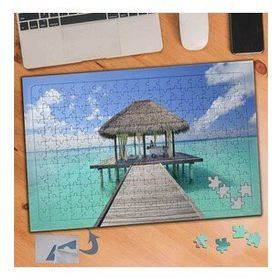 381 Maldivler Deniz İskele 240 Parça Puzzle Yapboz Tablo