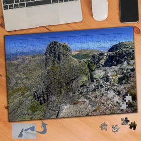 382 Dağlar Kayalıklar Kurak 240 Parça Puzzle Yapboz Tablo
